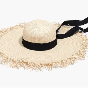 J. By J.Crew Raw Edge Straw Hat